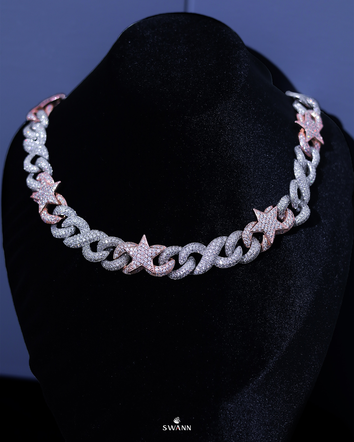 Vòng cổ Cuban Star Drip Chain